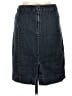 J.Crew Solid Gray Blue Denim Skirt Size 11 (estimated) - photo 2