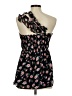 Assorted Brands 100% Polyester Floral Black Sleeveless Top Size M - photo 2