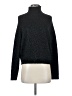 Ottod'Ame Metallic Black Turtleneck Sweater Size 4 - photo 1