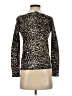 Cable & Gauge Animal Print Brown Turtleneck Sweater Size S - photo 1
