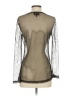 Lynn Ritchie 100% Polyester Silver Long Sleeve Top Size XS - photo 2