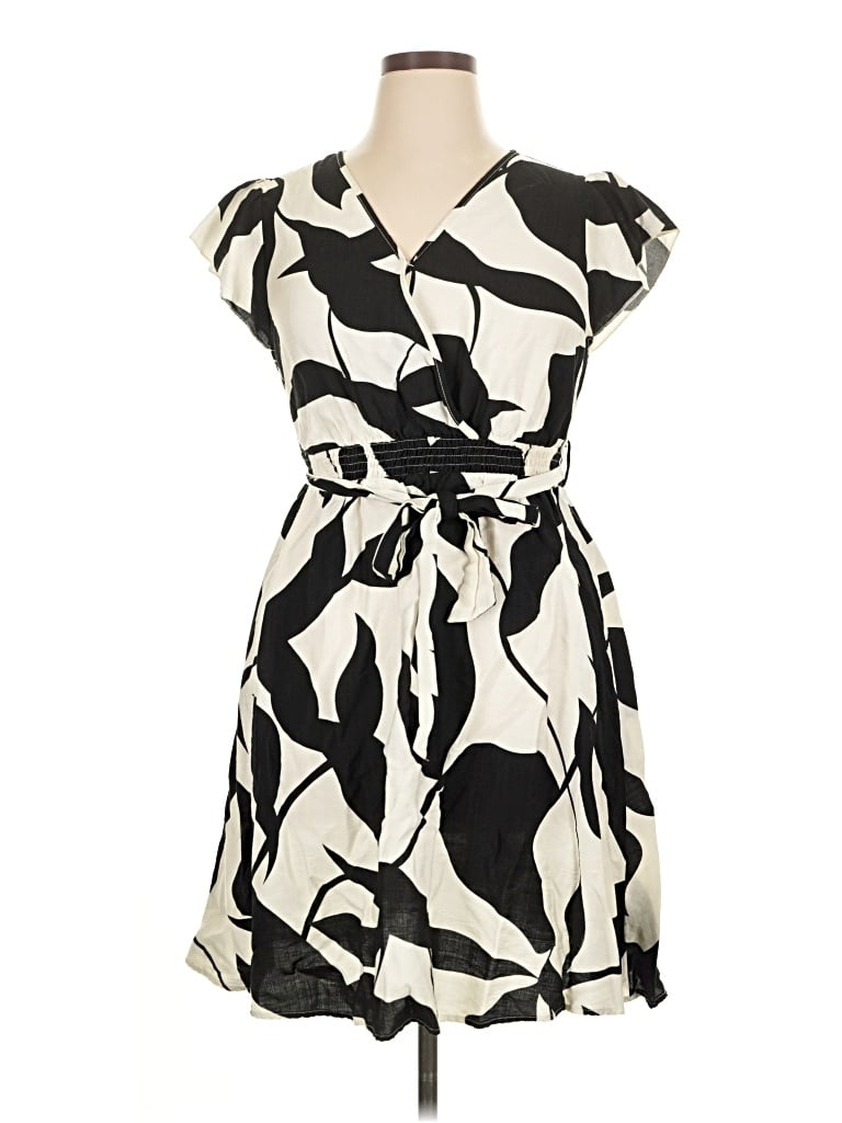 Pre-owned Cupshe Casual Dress In White