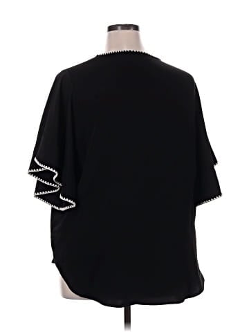 Karen Kane Short Sleeve Blouse (view 2)