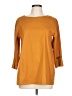 Max Mara Orange Brown 3/4 Sleeve Top Size 12 - photo 1