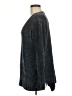 Orvis 100% Polyester Metallic Gray Pullover Sweater Size M - photo 5
