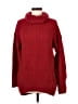 Madison 100% Acrylic Solid Red Turtleneck Sweater Size M - photo 1