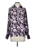 Omika Paisley Purple Long Sleeve Blouse Size XS - photo 1
