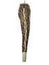 Pam & Gela Animal Print Brown Active Pants Size XS - photo 4