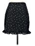 Aqua 100% Polyester Polka Dots Black Formal Skirt Size XS - photo 2