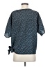 MICHAEL Michael Kors 100% Polyester Teal Short Sleeve Blouse Size XS - photo 2