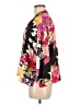 Natori Floral Black 3/4 Sleeve Blouse Size M - photo 5