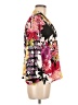 Natori Floral Black 3/4 Sleeve Blouse Size M - photo 4