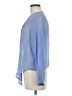 Olive and Oak 100% Polyester Blue Long Sleeve Blouse Size M - photo 5