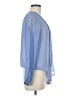 Olive and Oak 100% Polyester Blue Long Sleeve Blouse Size M - photo 4