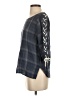 Hers & Mine Gray 3/4 Sleeve Blouse Size S - photo 5
