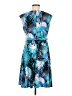 Wisp Tropical Blue Cocktail Dress Size 6 (petite) - photo 2