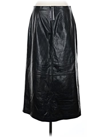 Lafayette 148 New York Leather Skirt (view 2)