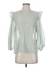 W5 100% Polyester Green 3/4 Sleeve Blouse Size S - photo 1