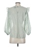 W5 100% Polyester Green 3/4 Sleeve Blouse Size S - photo 2
