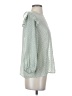 W5 100% Polyester Green 3/4 Sleeve Blouse Size S - photo 4