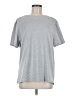 Unbranded 100% Polyester Metallic Silver Gray Short Sleeve T-Shirt Size M - photo 1