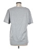 Unbranded 100% Polyester Metallic Silver Gray Short Sleeve T-Shirt Size M - photo 2
