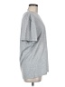 Unbranded 100% Polyester Metallic Silver Gray Short Sleeve T-Shirt Size M - photo 4
