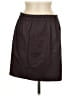 Ann Taylor LOFT 100% Polyester Solid Brown Casual Skirt Size M - photo 1
