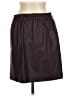 Ann Taylor LOFT 100% Polyester Solid Brown Casual Skirt Size M - photo 2