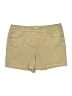 Time and Tru 100% Polyester Solid Tan Khaki Shorts Size XL - photo 1