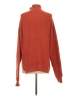 Unbranded 100% Polyester Solid Orange Pullover Sweater Size S - photo 2