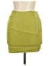 Shein Solid Green Casual Skirt Size 6 - photo 2