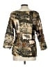 Assorted Brands Brown Tan 3/4 Sleeve Blouse Size L (estimated) - photo 2