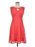 En Focus Studio Red Cocktail Dress Size 6 - photo 1