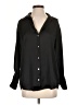 Zara 100% Polyester Black Long Sleeve Blouse Size XS - photo 1