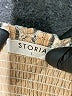 Storia 100% Polyester Checkered-gingham Yellow Tan Casual Dress Size S - photo 3