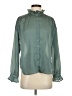 Ann Taylor Green Long Sleeve Blouse Size XS - photo 1