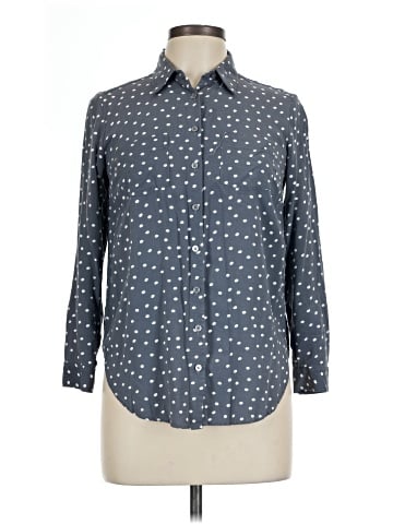 Ann Taylor LOFT Outlet Long Sleeve Button-Down Shirt (view 1)