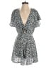 Assorted Brands 100% Polyester Print Blue Romper Size M - photo 1