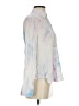 Rails 100% Rayon Print White Long Sleeve Blouse Size XS - photo 4
