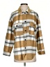 Unbranded 100% Polyester Plaid Brown Coat Size S - photo 1