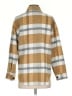 Unbranded 100% Polyester Plaid Brown Coat Size S - photo 2