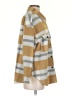 Unbranded 100% Polyester Plaid Brown Coat Size S - photo 4