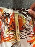 uncle frank 100% Polyester Print Orange Casual Dress Size XS - photo 7