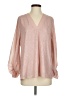 Entro 100% Polyester Pink Long Sleeve Blouse Size S - photo 1