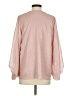 Entro 100% Polyester Pink Long Sleeve Blouse Size S - photo 2