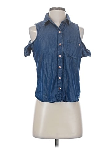Guess Sleeveless Button-Down Shirt (view 1)