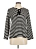 Draper James Stripes Black Long Sleeve Blouse Size M - photo 1