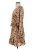 Peach Love 100% Polyester Animal Print Tan Casual Dress Size S - photo 5