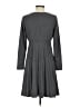 Oleg Cassini Solid Gray Casual Dress Size 2 - photo 2